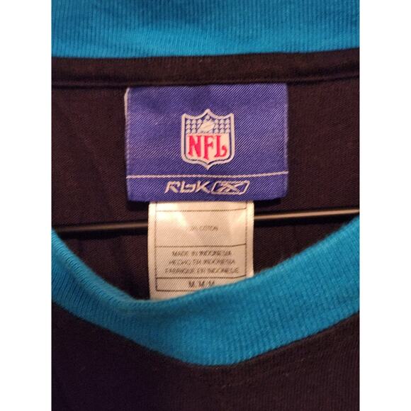 NFL Reebok Carolina Panthers Tshirt Black M - Picture 2 of 4